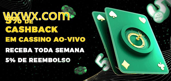 Promoções do cassino ao Vivo wxwx.com